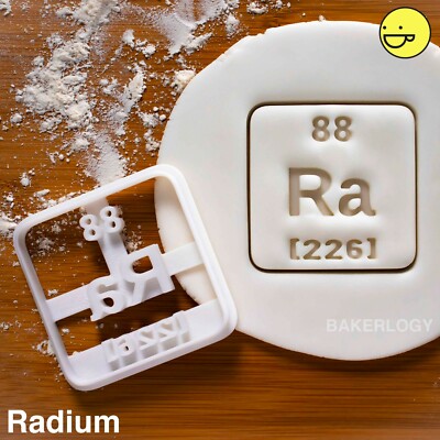 Radium Ausstecher | Ra Periodensystem Element Wissenschaft Party Radioaktiv Geeky