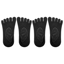 VOCOSTE Yoga Socks Five Toe Socks Ballet Socks Non-Slip with Grips for Women