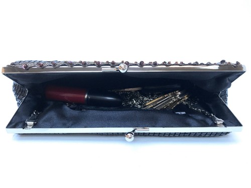 Evening Clutch Metal Mesh Purse for Party Prom Wedding Banquet (USA Stock) NEW - Picture 14 of 78