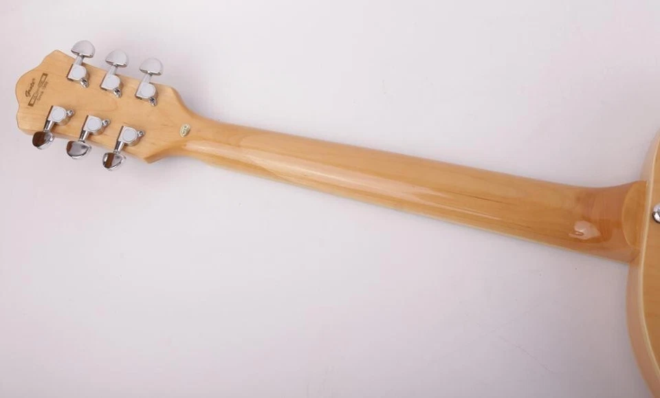 E Gitarre Palisander Griffbrett halbhohler Mahagoni Korpus in natur - Bild 4 von 4