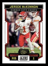 2023 Score #130 Jerick McKinnon Kansas City Chiefs