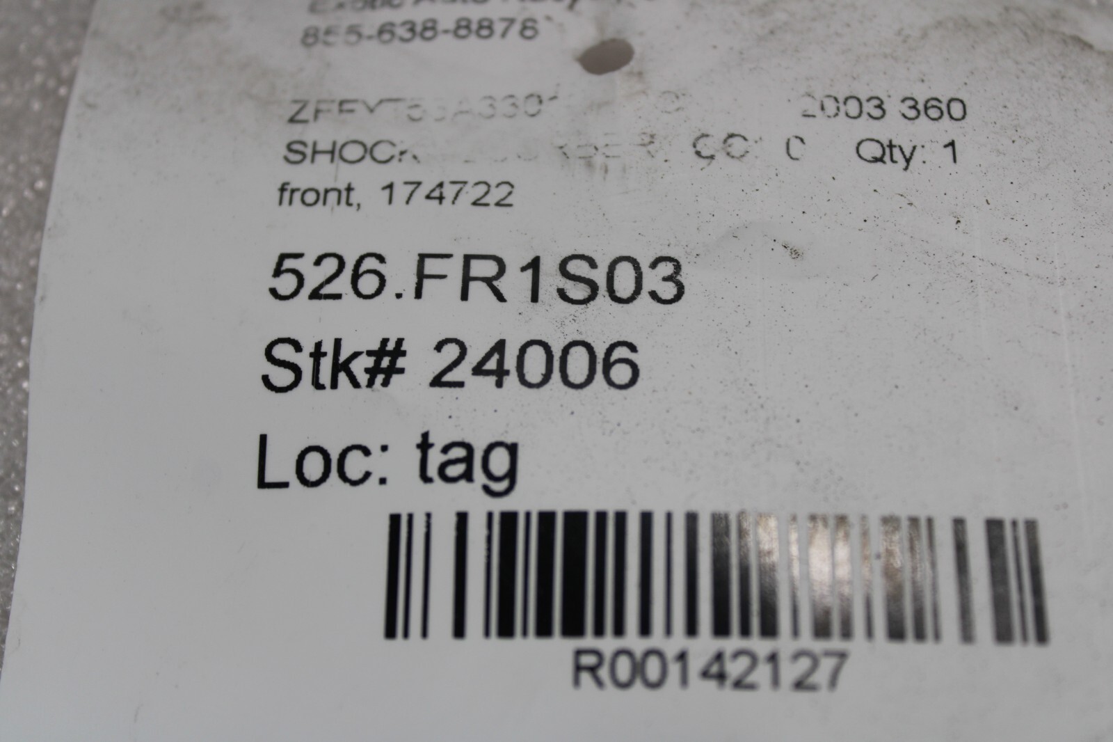 Ferrari 360, Spider, Front Shock Absorber, Used, P/N 174722