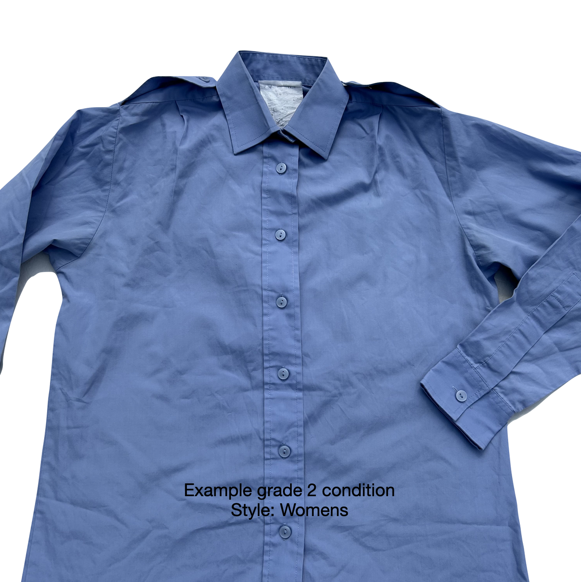 RAF ROYAL AIR FORCE MAN'S NO1 DRESS BLUE SHIRT , Long & Short Sleeve - Foto 6