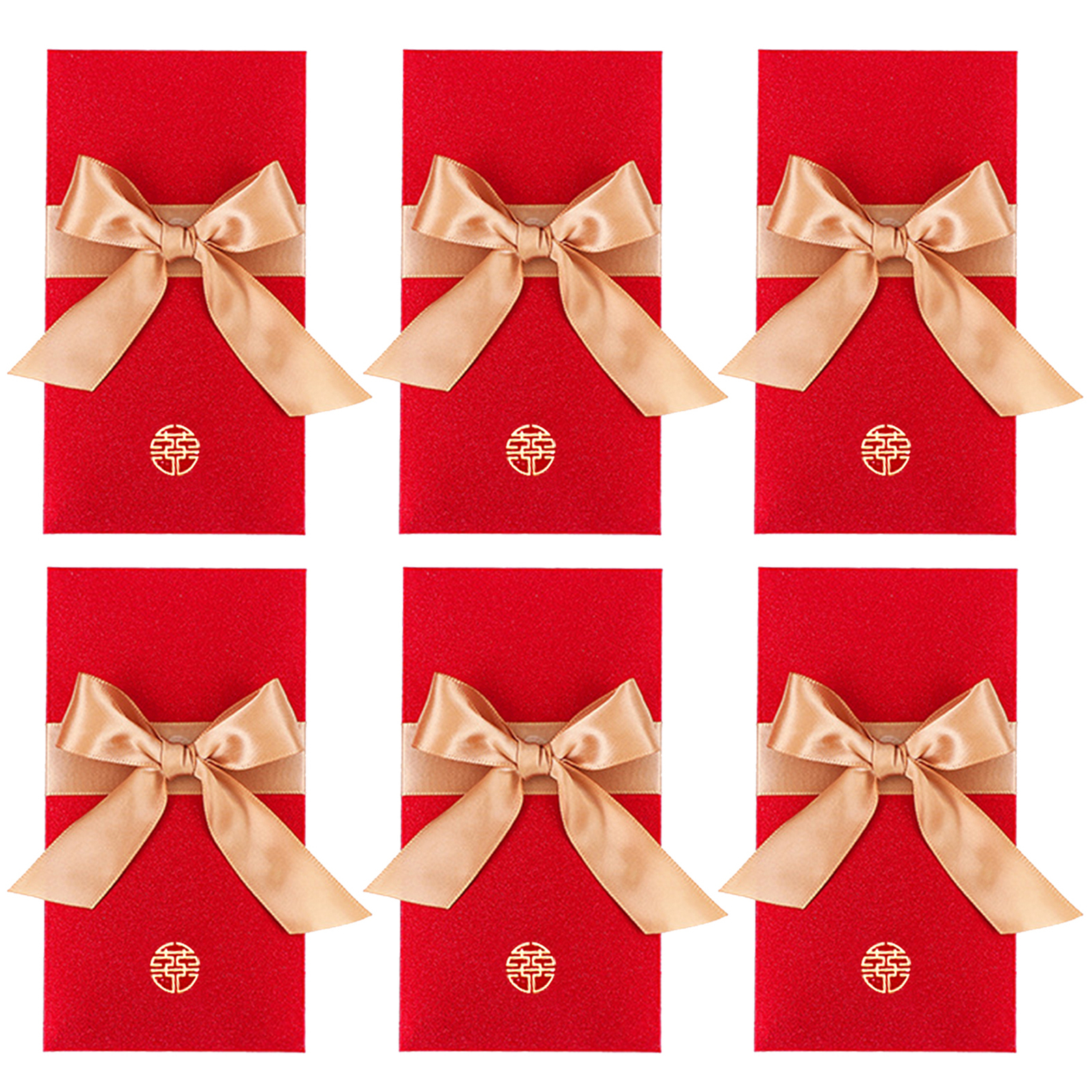 1 Set Red Pocket Envelopes Softtouching Thick Gift Wrap Lucky