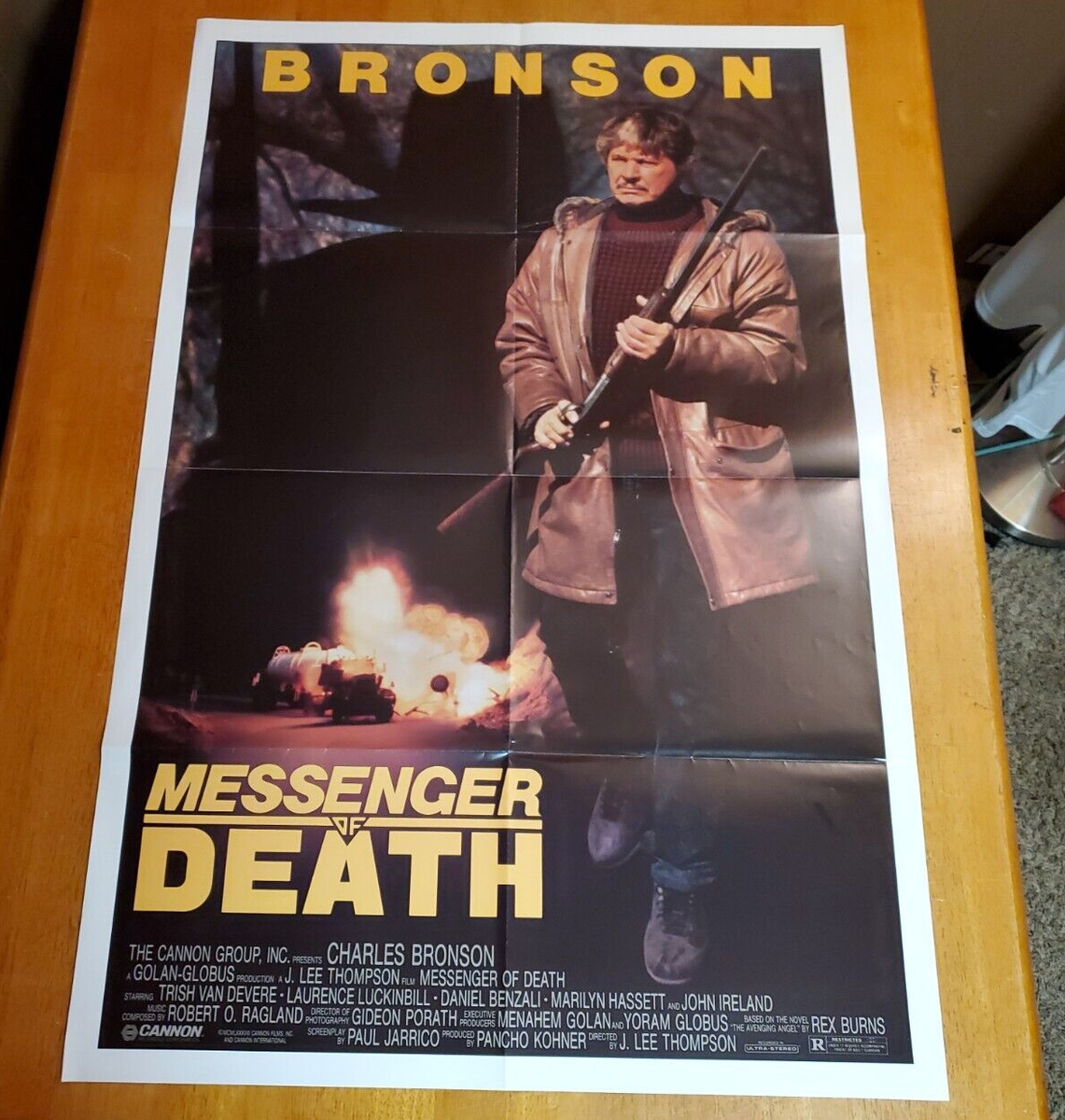 Messenger of Death Authentic Movie Poster 27x41 Folded One Sheet
