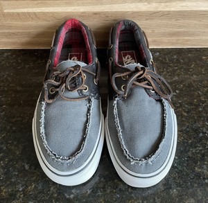 zapatos del barco vans