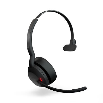Jabra Evolve2 55 Schwarz Bluetooth Headset monaural On-Ear USB-C MS Teams NEU