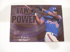 1996 Fleer Ultra Baseball Series 2 #595 Cliff Floyd Raw Power       B6