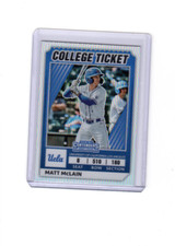 2022 Elite Extra Edition College Ticket Silver Holo Prizm Matt McLain