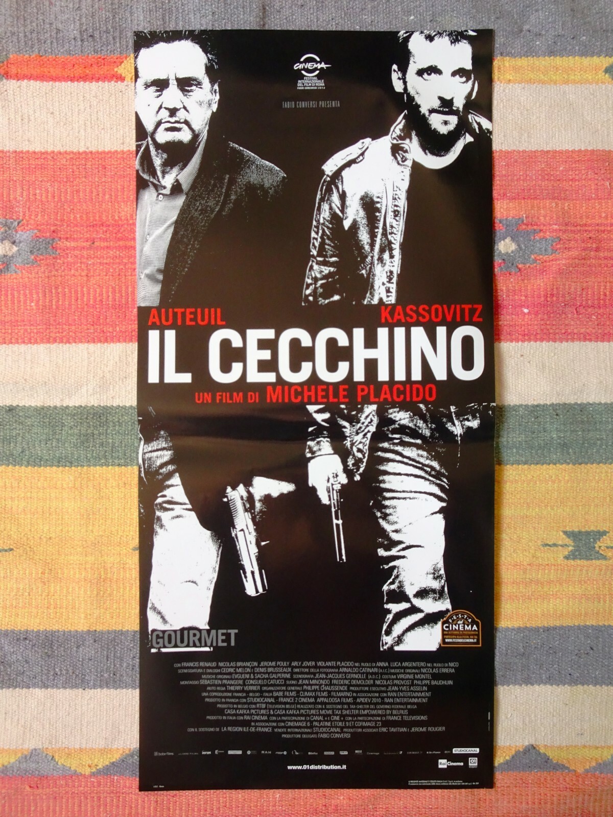 Locandina originale film Il cecchino (2012) - Regia di Michele Placido