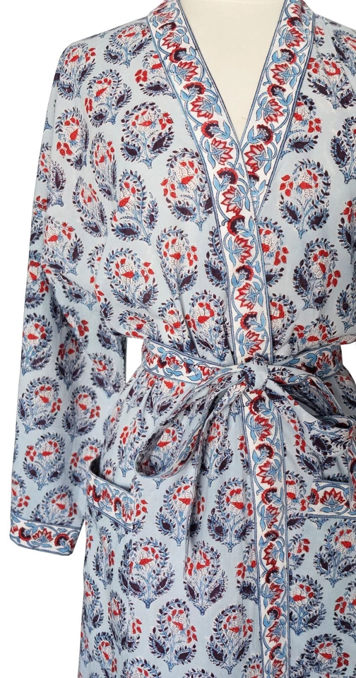 Bata Kimono Larga - Botín Ramo - Talla Libre Foto 2 de 4