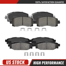 Front +Rear Ceramic Brake Pads For Subaru Crosstrek Impreza 2017 2018 2019-2022