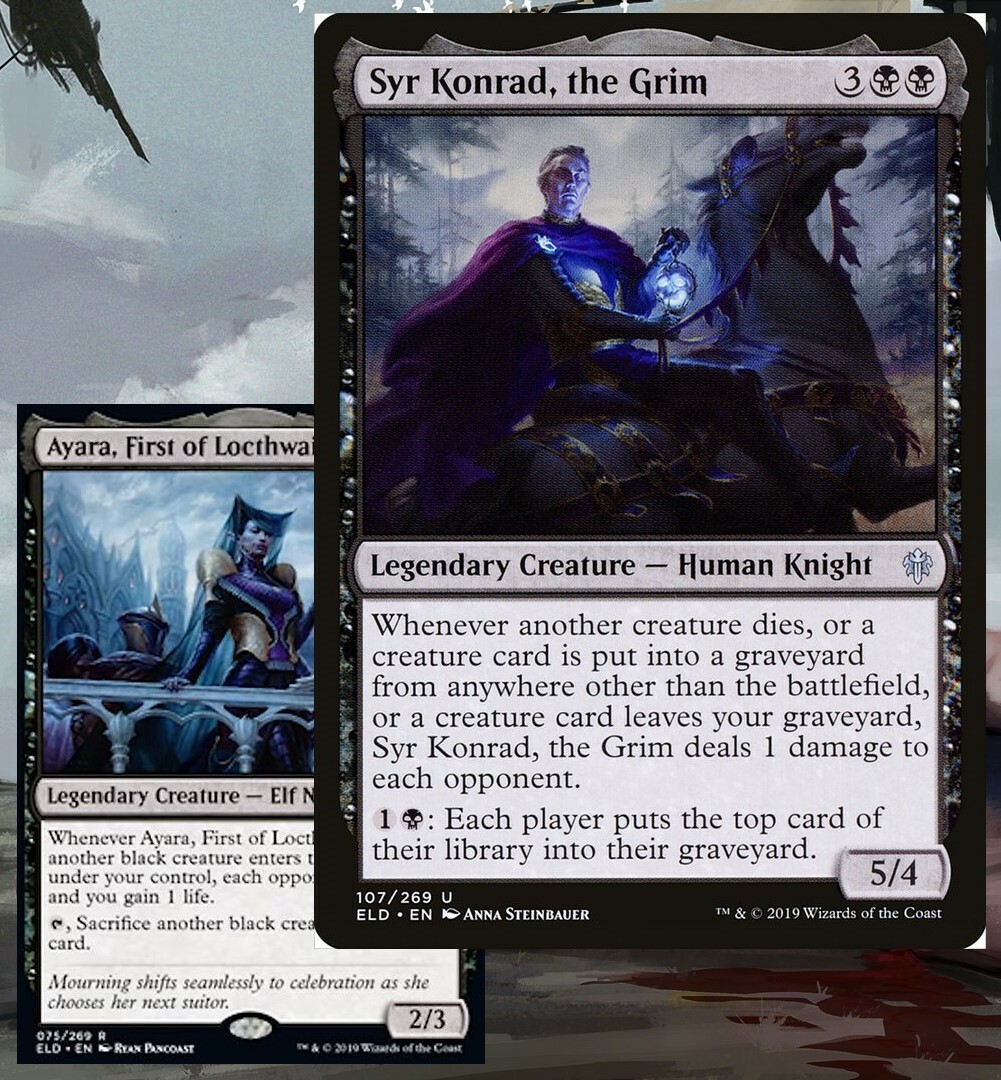 mtg cards info Magic: The Gathering Card Info: Duress from Set: Phyrexia: All Will Be One  Table Space by Boxtree Syr Konrad, the Grim Commander