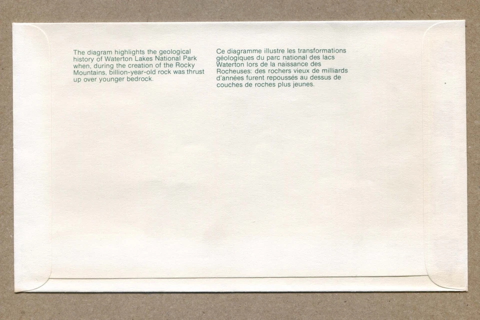 CANADA First Day Issue Series, 1982-06-18, Waterton Lakes $1.50 STAMP COVER - Image 2 of 2