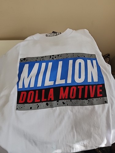 Nueva camiseta Million Dolla Motive para hombre talla L NUEVA con etiquetas. Million Dolla Mo - Imagen 3 de 5