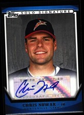 Chris Nowak 2011 Topps Pro Debut #CN Huntsville Stars Solo Signatures Auto