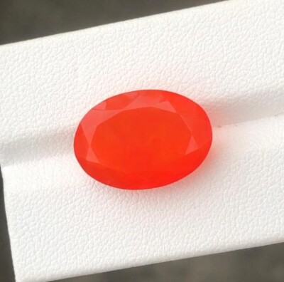 9.65Ct Wonderful Natural Earth Mine Mexican Fire Opal Loose Gemstone