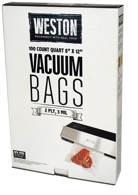 Weston Vacuum Sealer Bags 8x12 for sale online