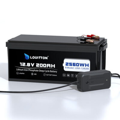 BERGER LiFePO4 200Ah Lithium Batterie Mit Bluetooth & Heizung - Wohnmobil Boot Camper Agm Batterie 200ah