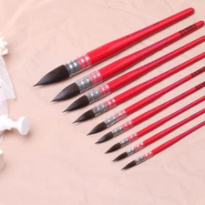 NEEF 117 Alvaro Castagnet Squirrel Watercolor Paint Brush - Choose size 