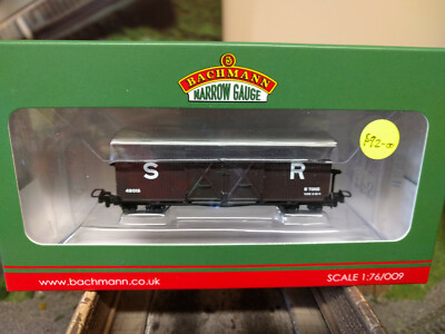 Bachmann 009 Narrow Gauge 393-028 Bogie Covered Goods Wagon SR Brown | eBay