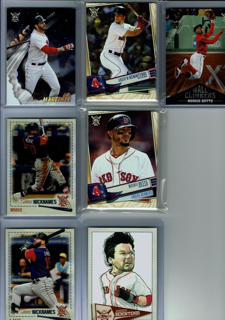 2019 Big League Baseball Boston Red Sox Master Team Set ...
