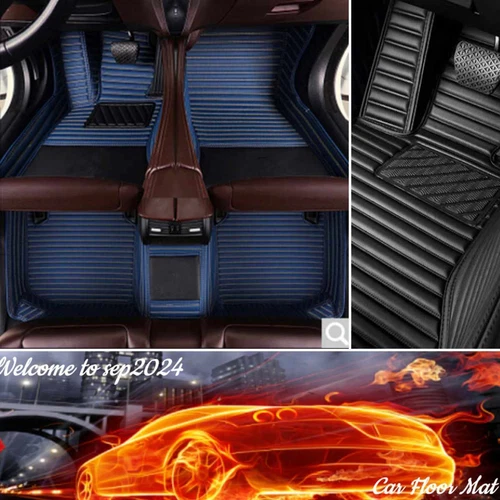 For Hummer Car Floor Mats Custom Carpets Waterproof Handmade Auto Smooth Stripes - Bild 5 von 32