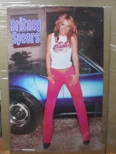 vintage 2000 Britney Spears Car original poster pop star music artist 15117
