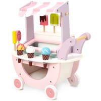 Kinder Holzspielzeug Kinderplay Holzspiel Eisdiele Spielset Eistheke Holz