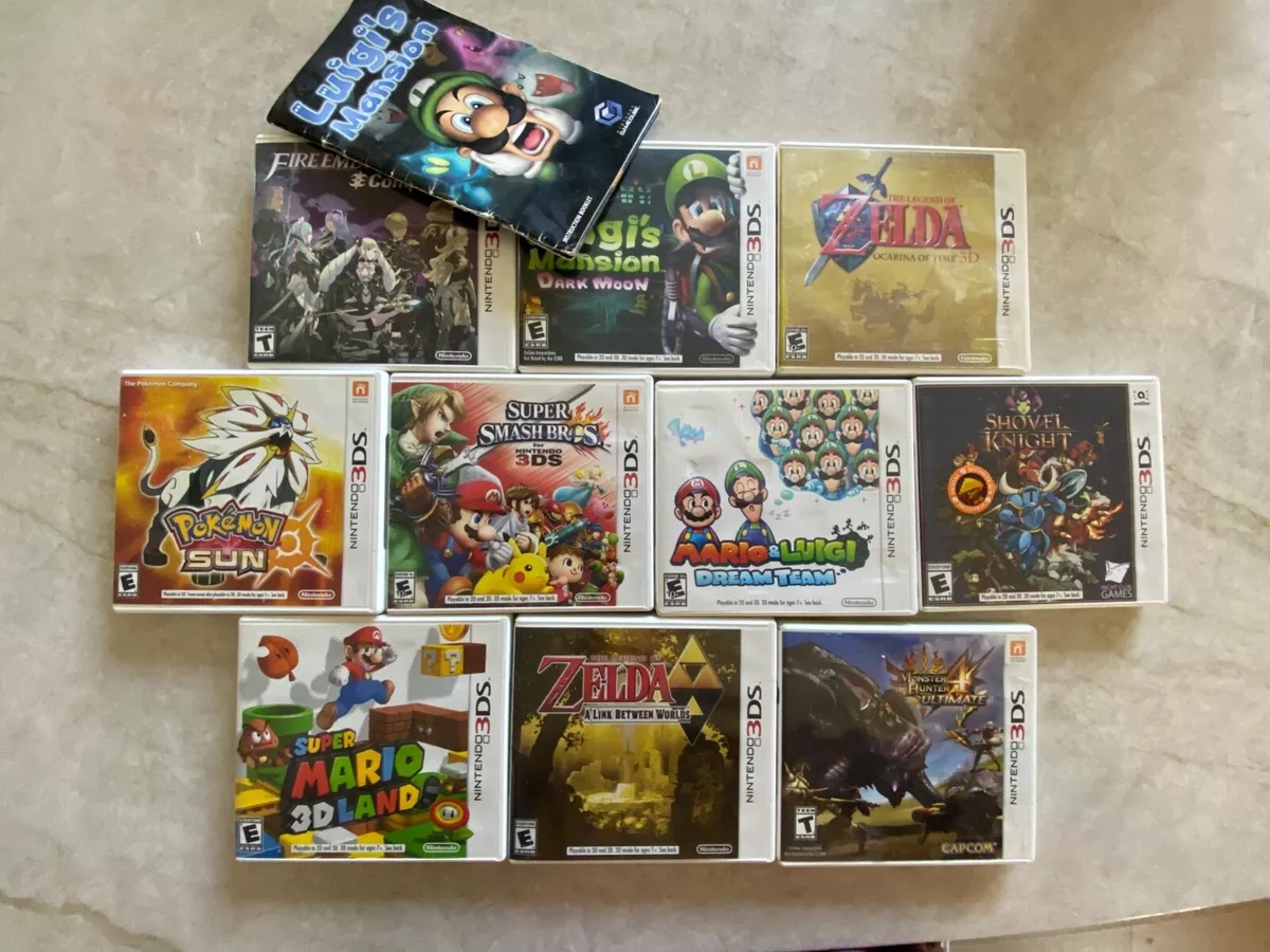 3DS Games BUNDLE ALL WITH ORIGINAL MANUAL games and extras