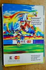 Plakat Fußball-EM 1992 Eurocard Gewinnspiel Original DIN A1 Top!