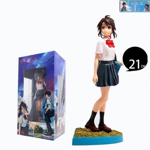 FIGURE YOUR NAME MITSUHA MIYAMIZU 21 CM ANIME MANGA TAKI TACHIBANA STATUE #1 | eBay