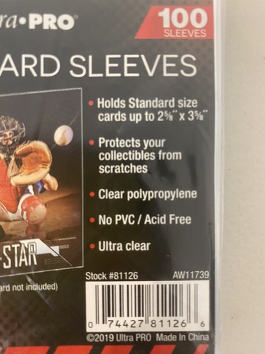 3 x 100 Ultra Pro Trading Card Protector Sleeves Penny Pokemon MTG Magic AFL 300 - Picture 3 of 11