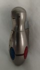 Vintage Bowling Pin Cigarette Lighter Not Tested Silver Blue Green Red 3" — photo 4