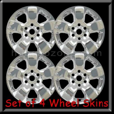 2020-2021 Chrome 18'' Dodge Ram Truck 1500 Wheel Skins Hubcaps Wheel Covers Set 4