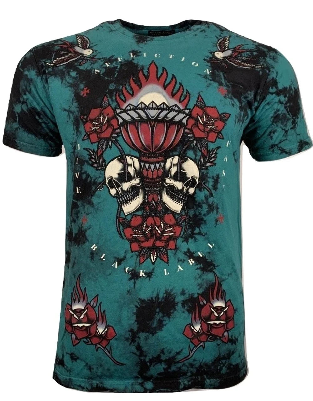 AFFLICTION SACRED TOUCH Men's T-Shirt Biker MMA
Opens in a new window or tab
