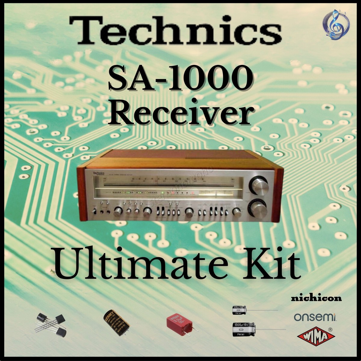 その他 You-oZ Technics Technics SA-1000 Receiver Ultimate Upgrade Kit Genuine Parts