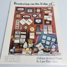 Bordering on the Edge of... Collection 2 Book 4 Cross Stitch Patterns VTG 1982