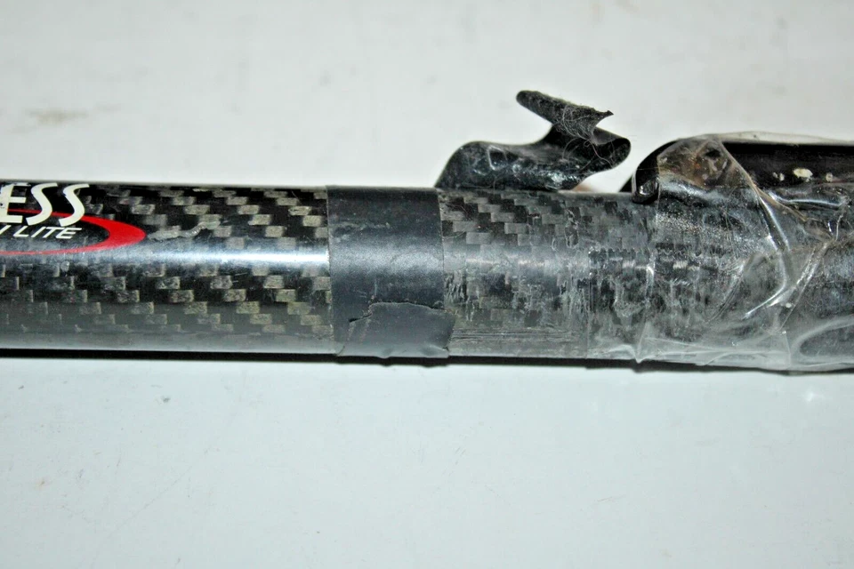 Tija de sillín Weyless Carbon Lite 280/27,2 mm 20 mm desplazada negra MTB envío rápido a EE. UU.! Foto 3 de 4