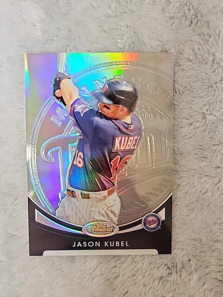 LOTE DE 2 JASON KUBEL 2010 TOPPS MEJOR REFRACTOR AZUL/299 + REFRACTOR/599 Foto 4 de 4