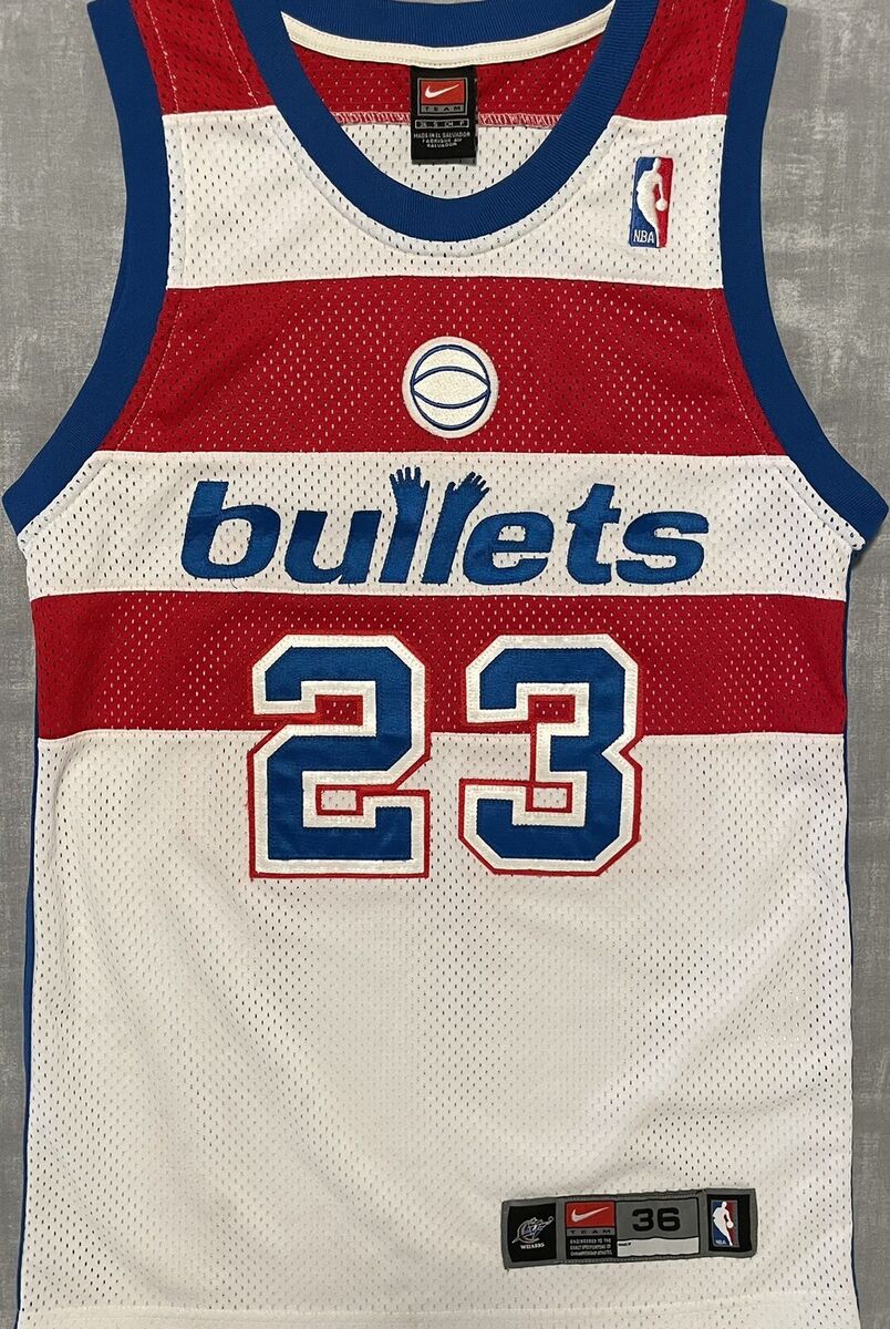 Authentic Vintage Nike NBA Bullets Michael Jordan Basketball Authentic Vintage Nike NBA Bullets Michael Jordan Basketball