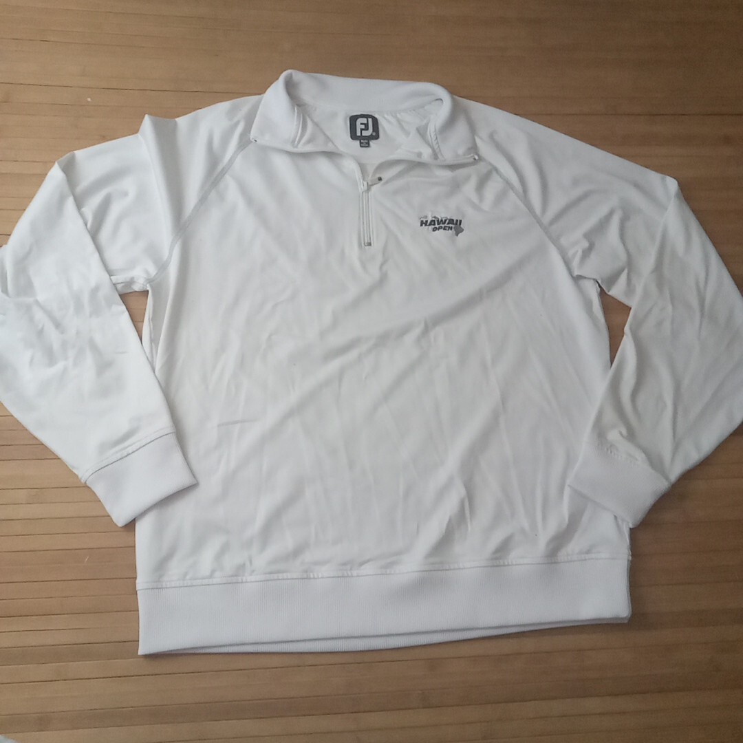 Mens Footjoy Hawaii Open Golf 1/4 Zip Sweatshirt White Medium eBay