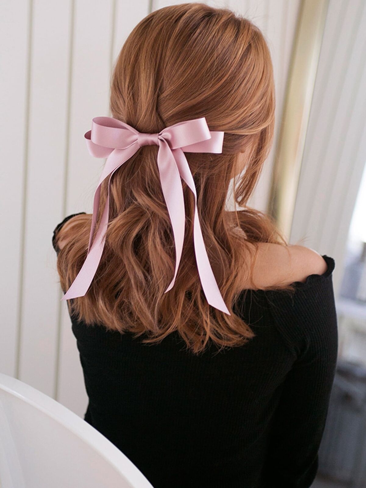 Pink Bow Decor Hair Clip Barrettes for Women Fashion Styling Hair  Accessories | eBay