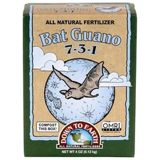 Down to Earth Bat Guano 7-3-1 All Natural Fertilizer Mix, 4oz