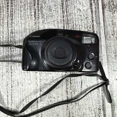 #ad #ad Canon Sure Shot Zoom S AF 35mm Film Camera Auto Focus Point And Shoot TESTED $24.99