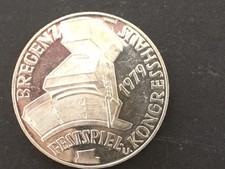 1979 AUSTRIA Festival Congresshall BREGENZ PRF Silver 100 Schilling Scarce!