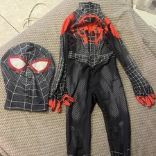 Superhero Spiderman Cosplay Costume Bodysuit Jumpsuit Kids Halloween Party 6-7