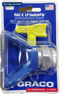 #ad Graco RLP515 Low Pressure RAC X Reversible Tip with RAC X Guard Combo $84.35