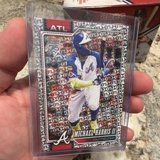 2023 Topps Series 1 FL Parallel Michael Harris II #310 Atlanta Braves Baseball