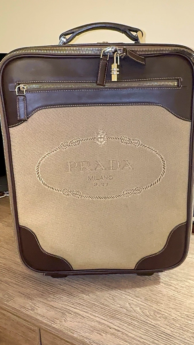 Prada Leather Travel Luggage for sale | eBay